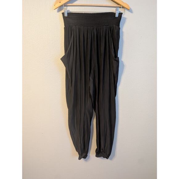 Ramy‎ Brook Womens Pleated Jogger Size M Pull On Drawstring High Waisted - Picture 1 of 12